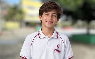 Aluno do Ensino Fundamental do CNSA