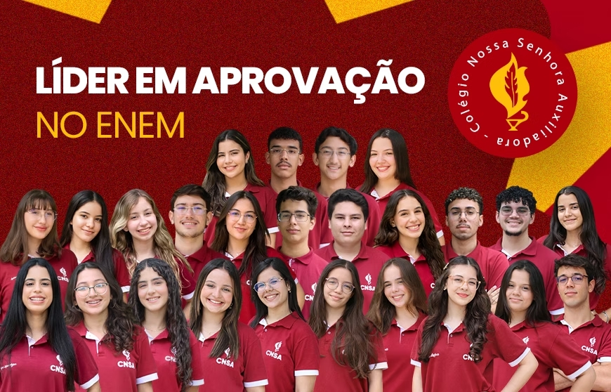 Alunos do CNSA em destaque nas aprovações do ENEM 2026