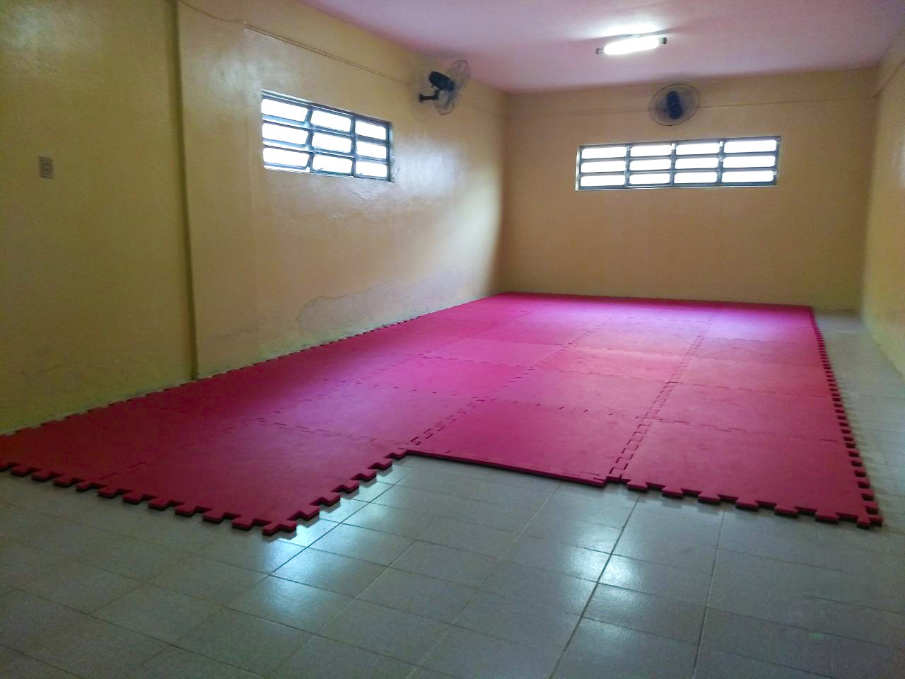 Sala com tatame