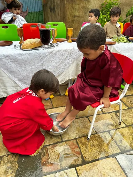 Vivência da Semana Santa na Educação Infantil — foto 8